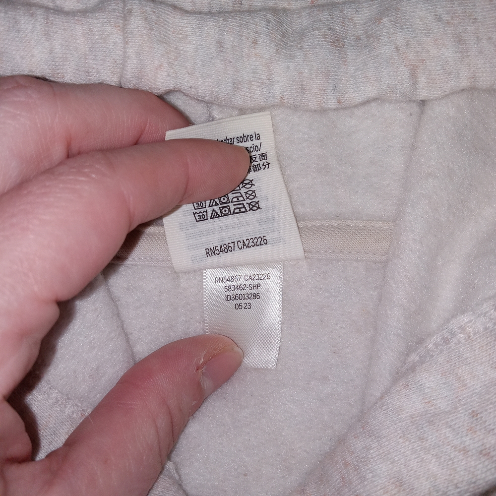 PINK Victoria's Secret Campus Fleece Cropped Hoodie Raw Hem Logo Sweatshirt M - Picture 5 of 8